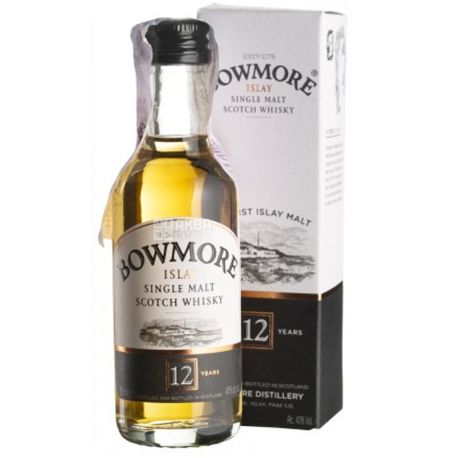 Bowmore 12 yo, Виски, 0,05 л
