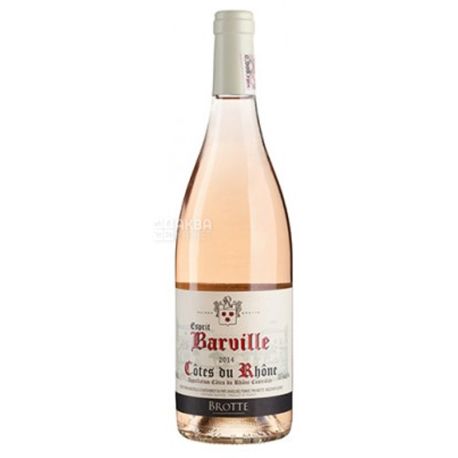 Cotes du Rhone Esprit Barville Rose, Вино розовое сухое 0,75 л
