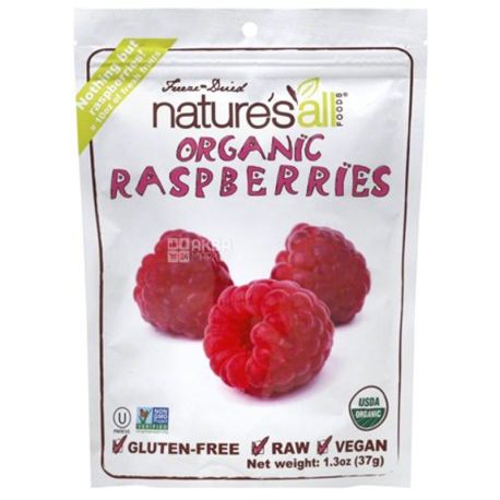 Natierra Nature's All, Raspberry Sublimated Organic, 37 g