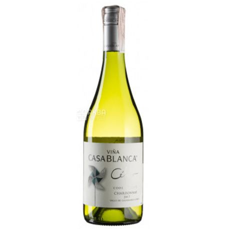Casablanca, Chardonnay Cefiro, Вино біле сухе, 0,75 л