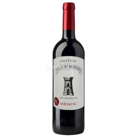 Chateau Tour Saint Bonnet, Medoc 2014, Вино червоне сухе, 0,375 л