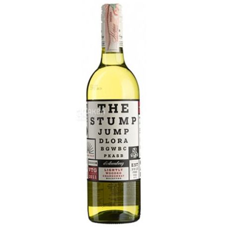 d'Arenberg, Stump Jump Lightly Wooded Chardonnay, Вино белое сухое, 0,75 л