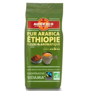 Alter Eco, Arabica Ethiopie, 260 г, Кофе Альтер Эко, Эфиопия, молотый, органический
