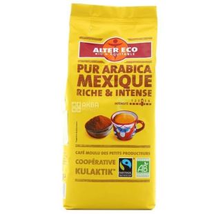 Alter Eco Pur Arabica Mexique, 260 г, Кофе Альтер Эко, Мексика, молотый, органический