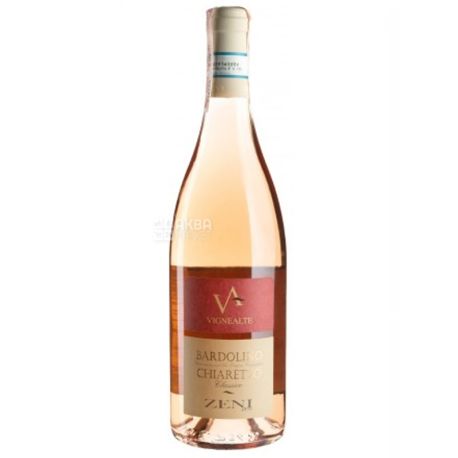 Zeni Bardolino Chiaretto Classico Vigne Alte, Pink Dry Wine, 0.75 L
