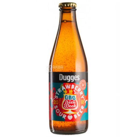 Dugges Gbg Beer Week Strawberry Sour, Пиво полуничне, 0,33 л