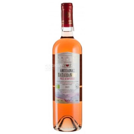 Papaioannou Agiorgitiko Rose, Вино розовое сухое, 0,75 л