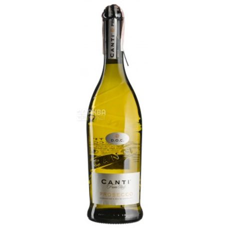 Canti Prosecco Frizzante, Вино ігристе біле сухе, 0,75 л