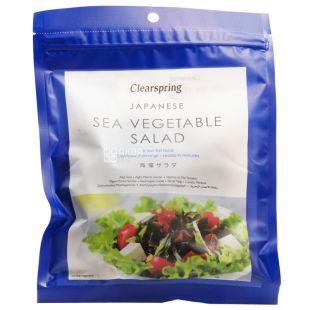 Clearspring, салат из морских водорослей, 25 г