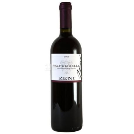 Zeni, Valpolicella, Вино червоне сухе, 0,75 л