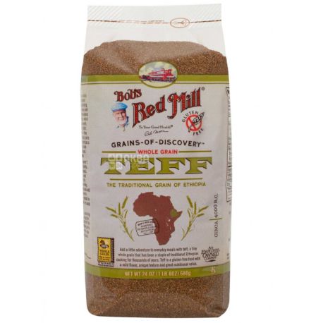Bob's Red Mill, Тефф без глютена, 680 г