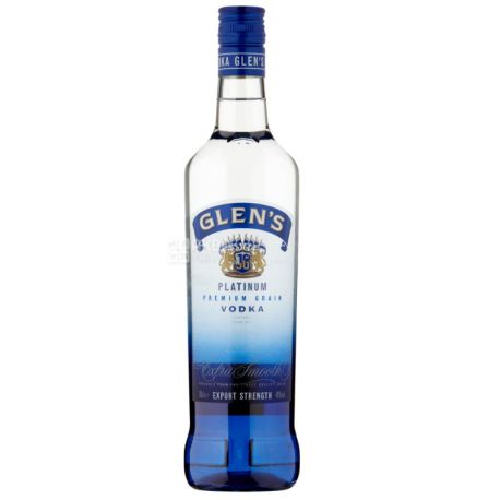 Glen's, Vodka Platinum Vodka, 0.7 L