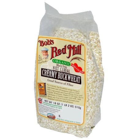 Bob's Red Mill, 510 г, Каша Бобс Ред Мілл, гречана, кремова, без глютену, органічна
