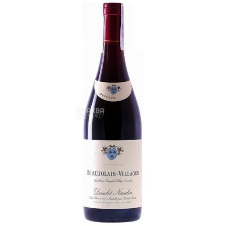 Beaujolais Villages, Doudet Naudin, Вино красное сухое, 0,75 л