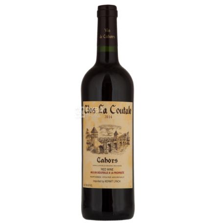 Clos la Coutale, Bernede et fils, Вино сухое красное, 0,75 л