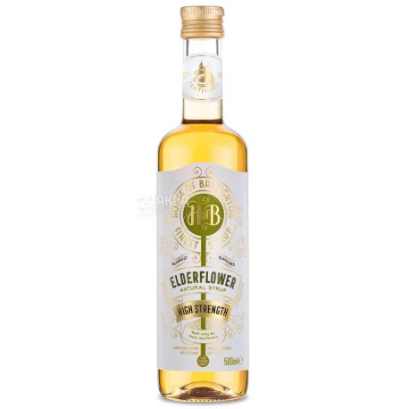 House of Broughton, Elderflower, 500 мл, Сироп Хауз оф Броутон, Бузина, скло
