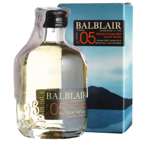 Balblair, Whiskey, Miniature, 2005, 50 ml