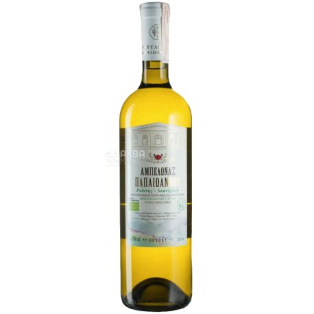 Roditis Sauvignon Blanc, Papaioannou, Вино біле сухе, 0,75 л