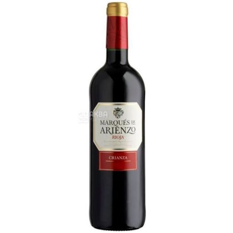 Marques de Arienzo Crianza, Marques de Riscal, Вино красное сухое, 0,75 л
