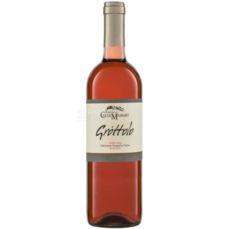 Grottolo, ColleMassari, Вино розовое сухое, 0,75 л