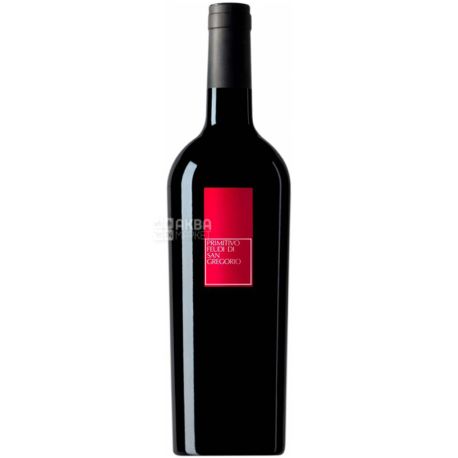 Primitivo, Feudi di San Gregorio, Вино червоне сухе, 0,75 л