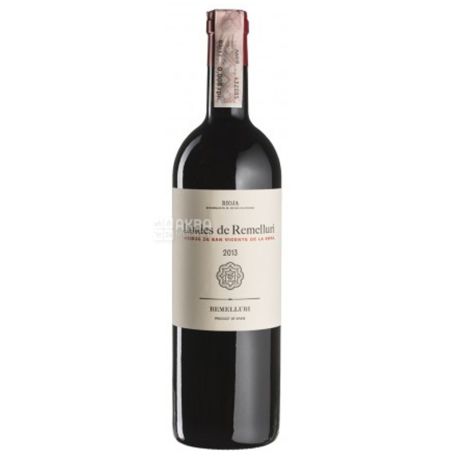 Lindes de Remelluri Vinedos de San Vicente 2013, Вино красное сухое, 0,75 л