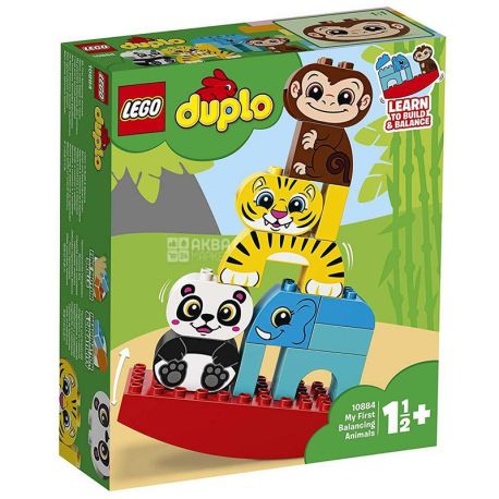 LEGO, Конструктор Мої перші циркові тварини, Duplo, пластик, дітям з 18 місяців
