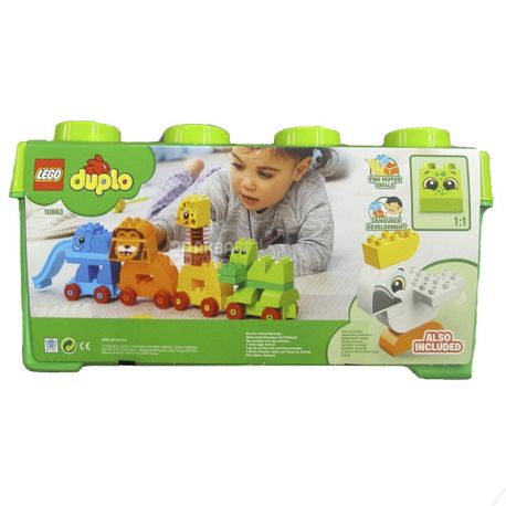 LEGO, Конструктор Мій перший парад тварин, Duplo, пластик, дітям з 18 місяців