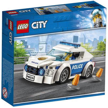 LEGO, Designer Police patrol car, City, plastic, children from 5 years