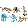 Baby Team, A set of toys, animal figures Safari, plastic, for children from 3 years, 6 pcs.