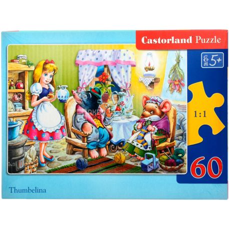 Castorland, Little Cook, Игрушка-пазл Сказки, в ассортименте, 60 элементов