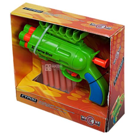 DREAM MAKERS, Swift toy weapon, With 6 soft bullets, For children from 5 years