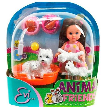 Simba, Evi doll with animals, children from 3 years