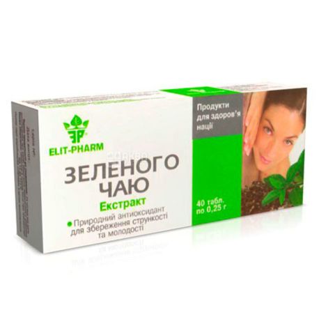 Elit-Pharm, Экстракт зеленого чая, №40