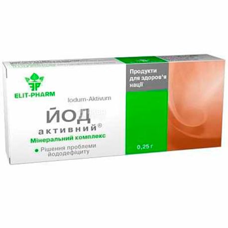 Elit-Pharm, Йод активний, №80