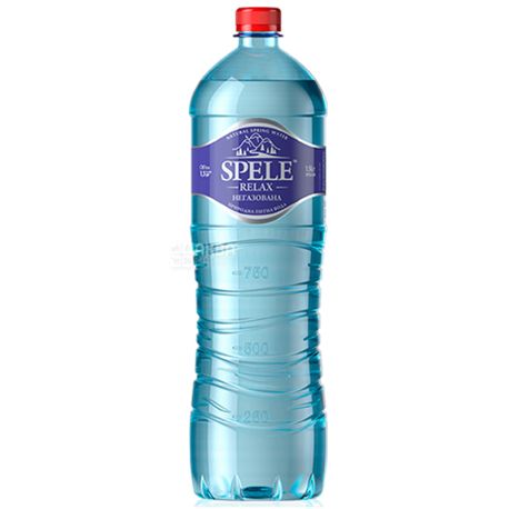 Spele Relax, Вода негазированная, 1,5 л, Упаковка 6 шт., ПЭТ