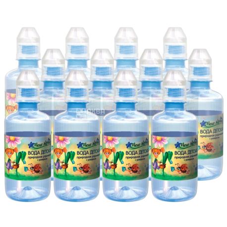 Fleur Alpine, Children's water, non-carbonated, from the first days of life, sports, 0.25 l, Packaging 12 pcs., PAT