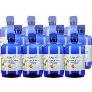 Fleur Alpine, 0,5 л, Упаковка 12 шт., Флер Алпин, Вода детская негазированная, с первых дней жизни, ПЭТ , ПЭТ