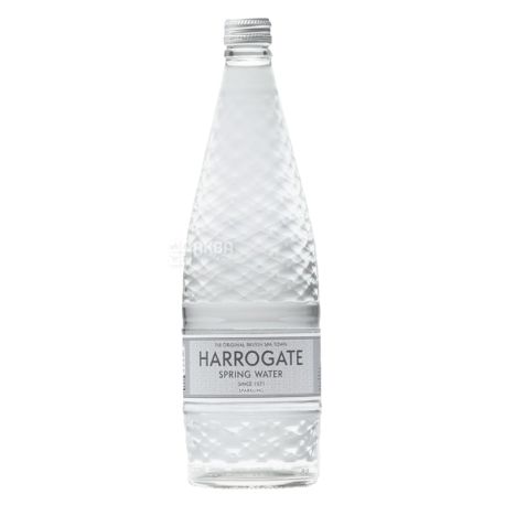 Harrogate, 0,75 л, Упаковка 12 шт., Харрогейт, Вода мінеральна газована, скло