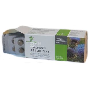 Elit Pharm, Экстракт артишока, диетическая добавка, 80 капсул