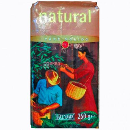 Hacendado Natural, Ground Coffee, 250 g