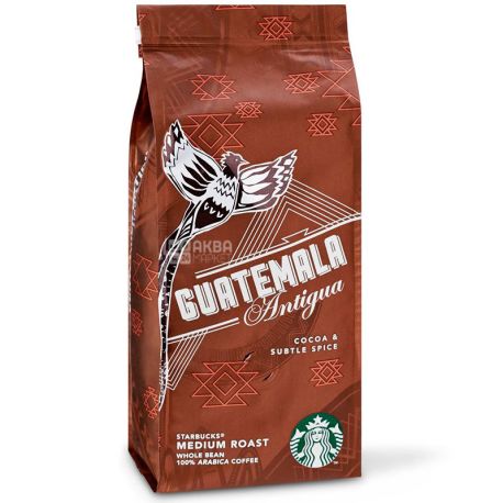 Starbucks Guatemala Antigua, 250 г, Кава Старбакс Гватемала Антигуа, середнього обсмаження, в зернах