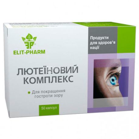 Elit Pharm, Лютеїновий комплекс, дієтична добавка, 50 капсул
