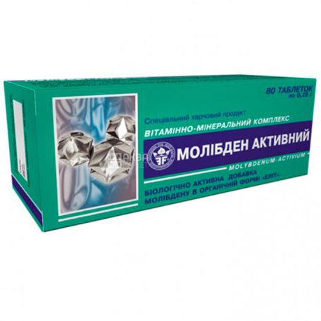 Elit Pharm, Молібден, дієтична добавка, 80 капсул