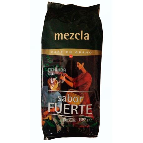 Hacendado Mezcla Sabor Fuerte, Кава в зернах, 1 кг