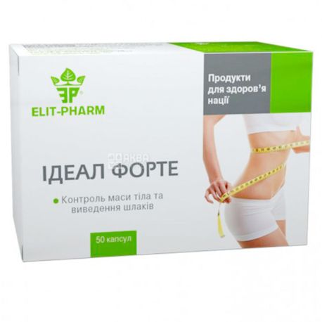 Elit-Pharm, Идеал Форте, Капсулы для похудения, №50