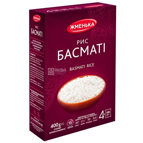 Handful, 400 g, rice, Super Basmati, In bags, m / y