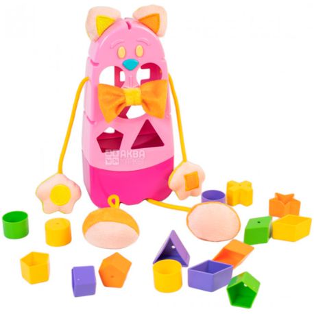 Tigres, Іграшка-сортер Котик, пластик, для дітей від 1-го року