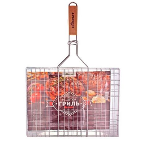 EcoKraft, Grill grate, large, stainless steel, 30x40 cm