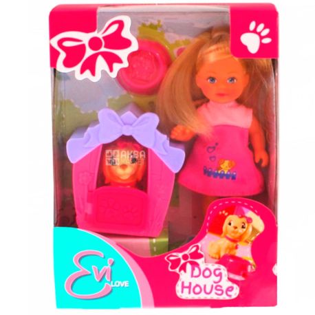 Simba, Кукольный набор Эви, Дом моей собачки, для детей от 3-х лет